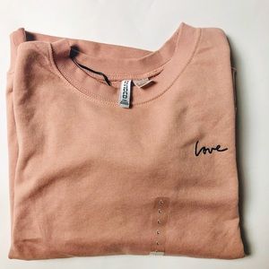 H&M Divided Love crew pullover